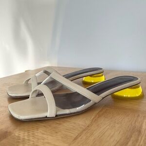 Staud Simone clear mules